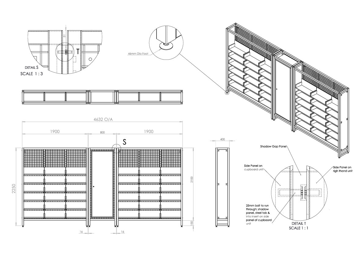 Technical Design for Interior Display Solution Manufacture