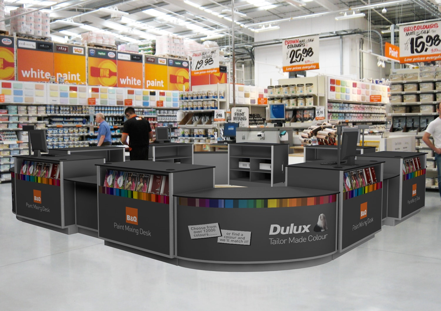 Dulux Trade Retail Counter Interior Design & Manufacture