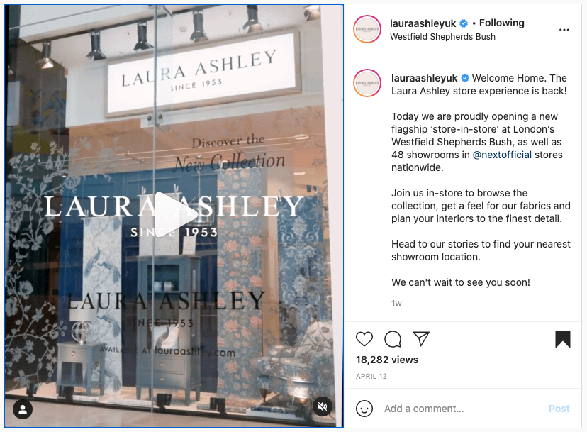 Retail Display, Point of Purchase Solution - Laura Ashley